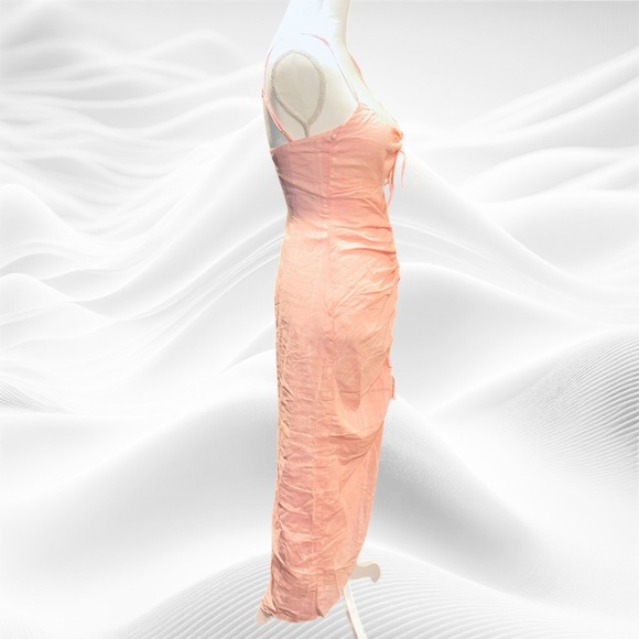 Rumer the Label Chloe Maxi in Pink Cut out Ruching Small Revolve‎ - Picture 4 of 10